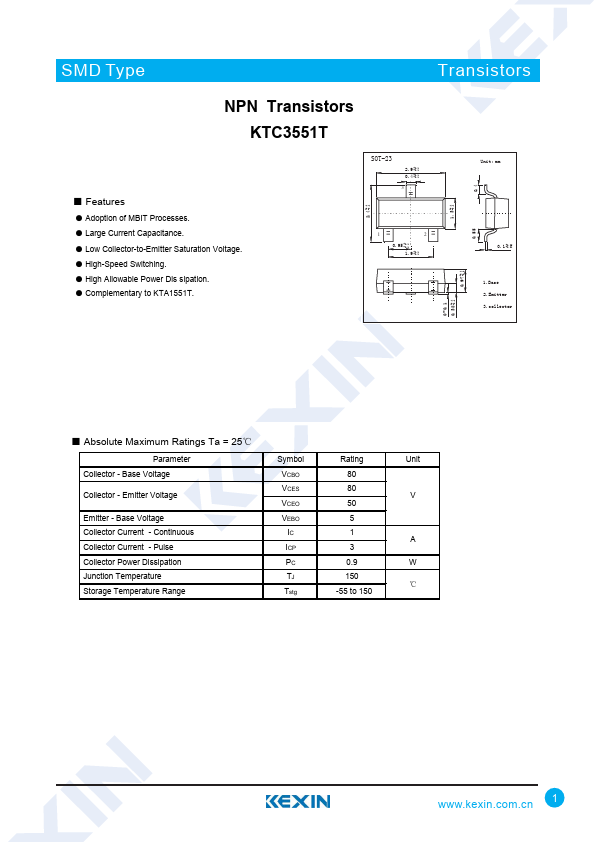 KTC3551T