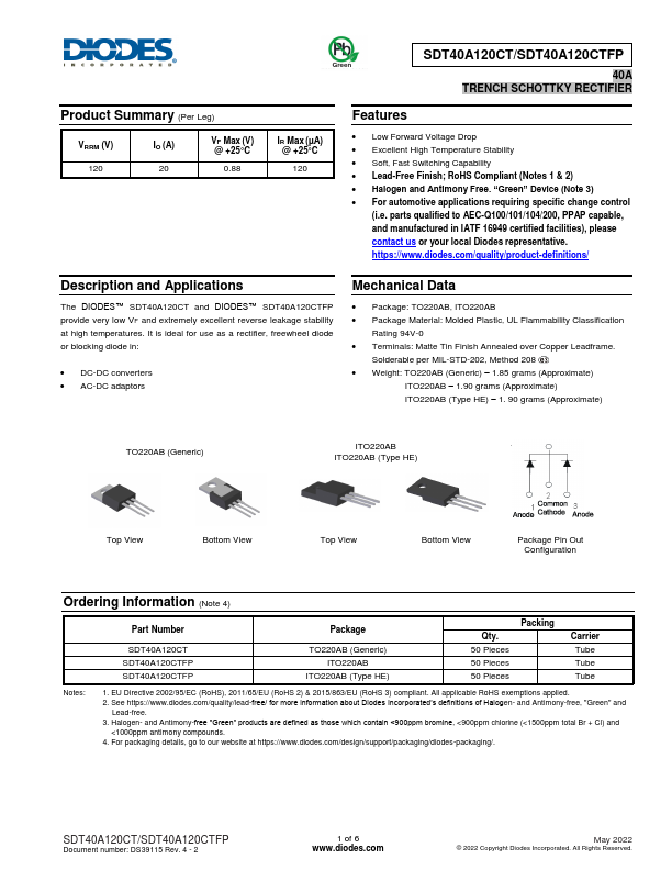 SDT40A120CTFP