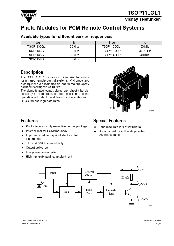 TSOP1136GL1