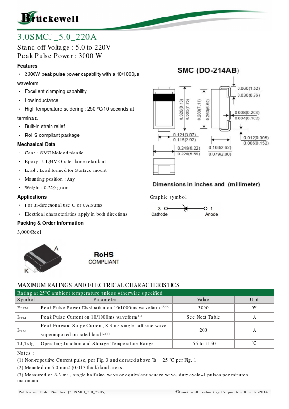 3.0SMCJ30A