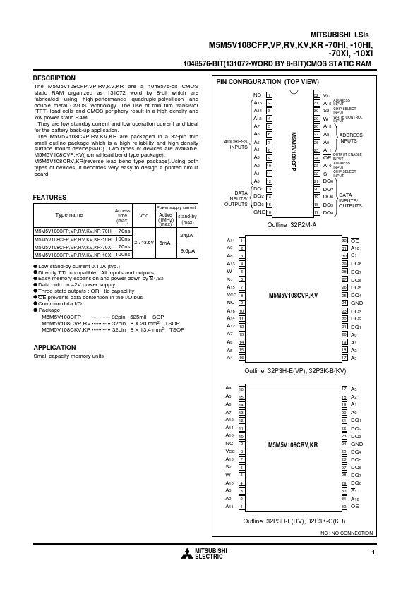 M5M5V108CFP-10XI