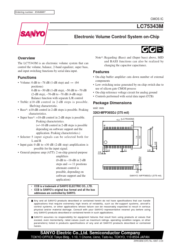 LC75343M