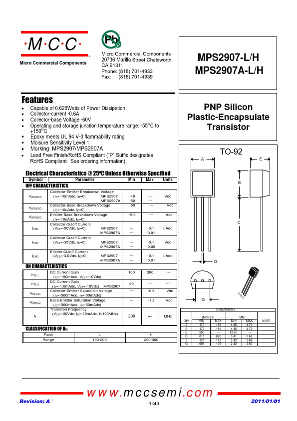 MPS2907A-L