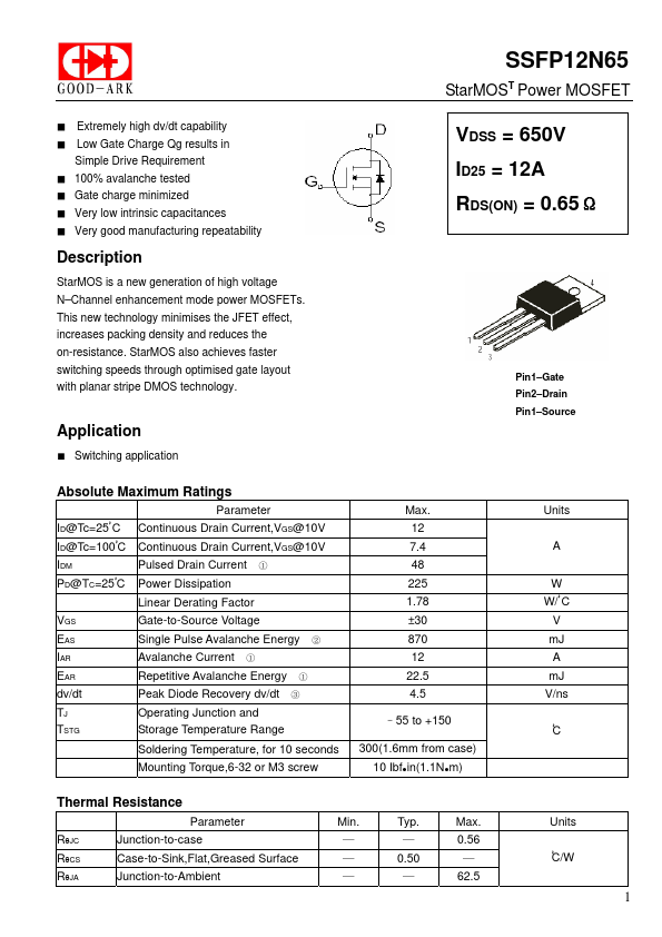 SSFP12N65