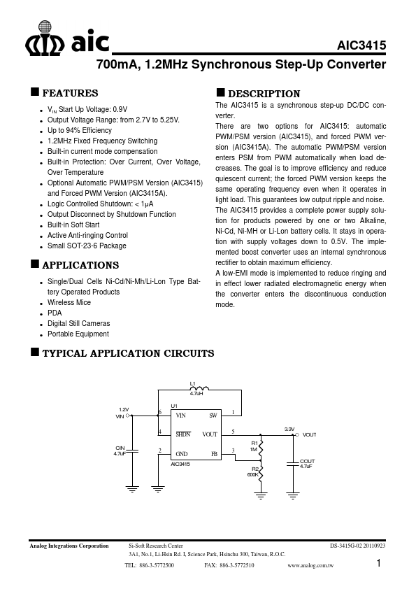 AIC3415