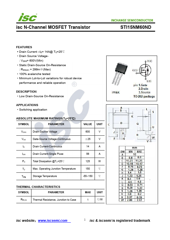 STI15NM60ND