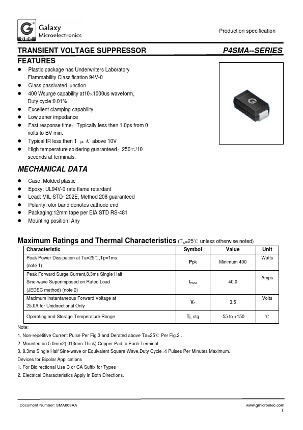 P4SMA75A