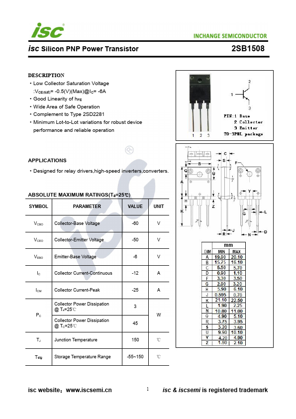 2SB1508