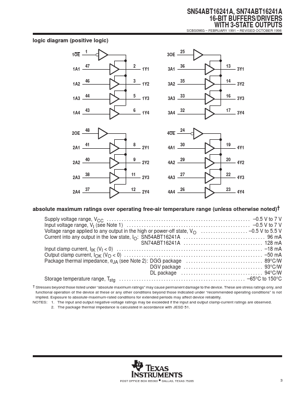 SN54ABT16241A