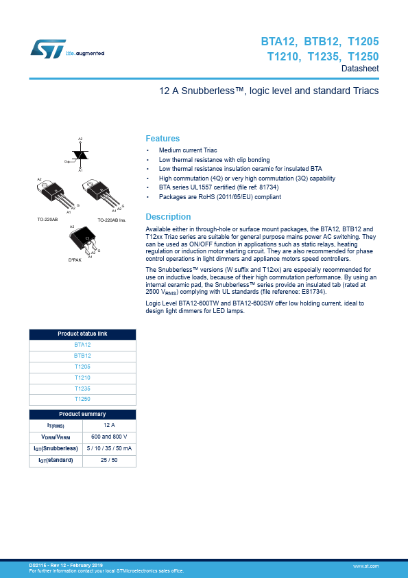 BTB12-800B