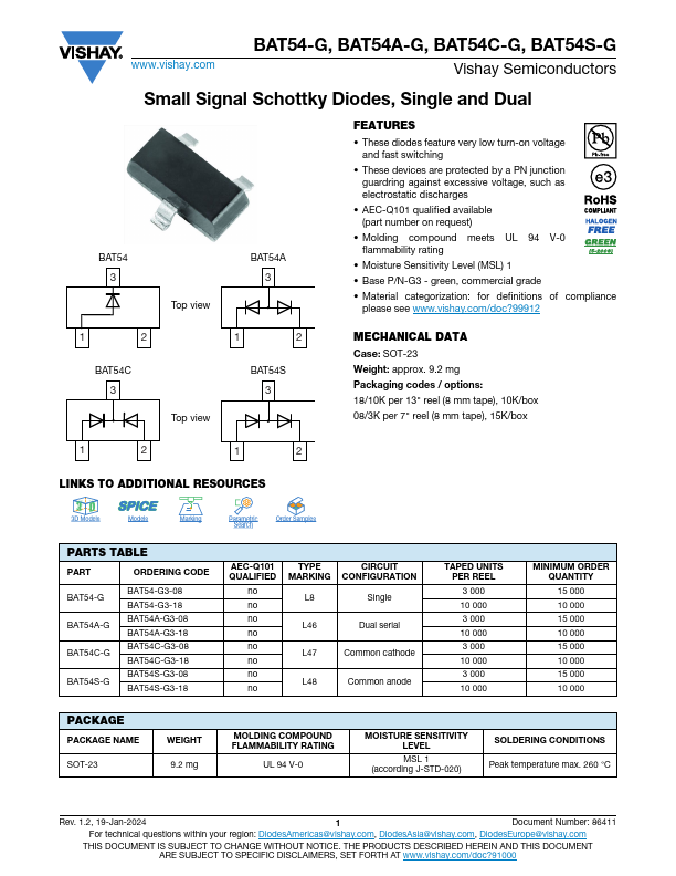 BAT54-G