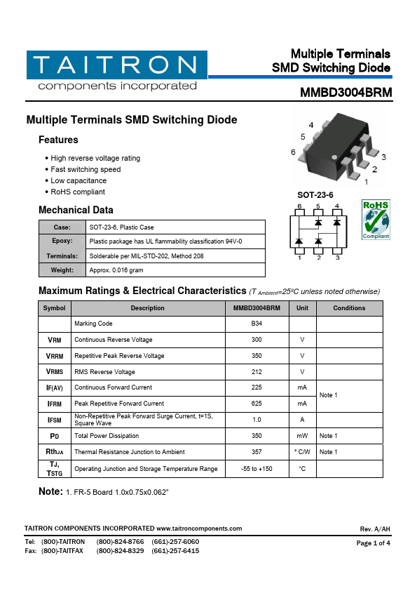 MMBD3004BRM