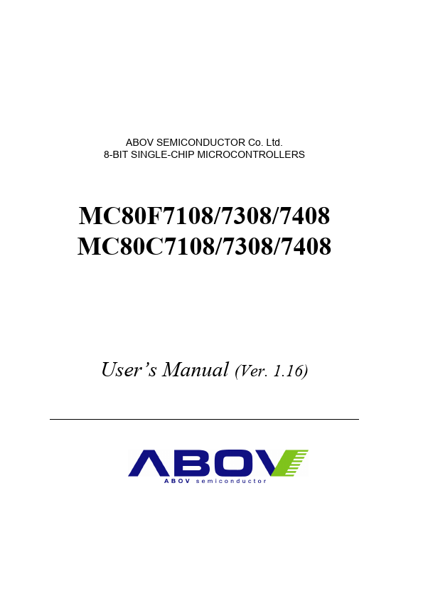 MC80F7308