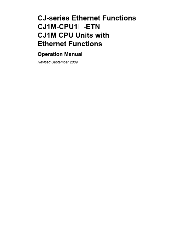 CJ1M-CPU13-ETN