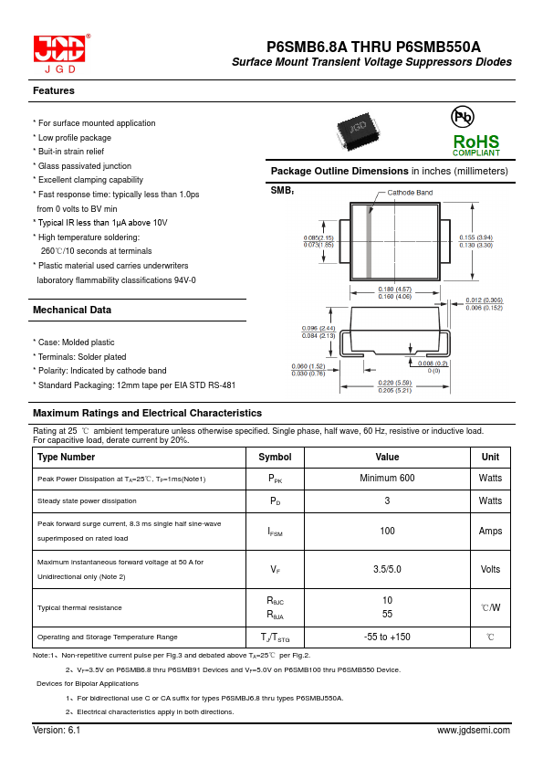 P6SMB6.8