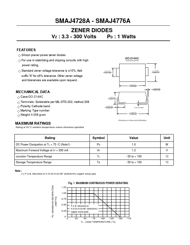 SMAJ4729A