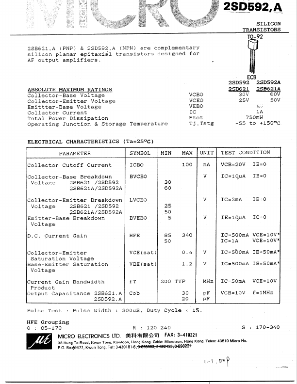 2SD592