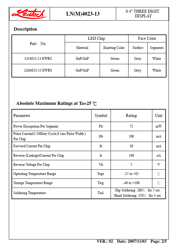 LM4023-13