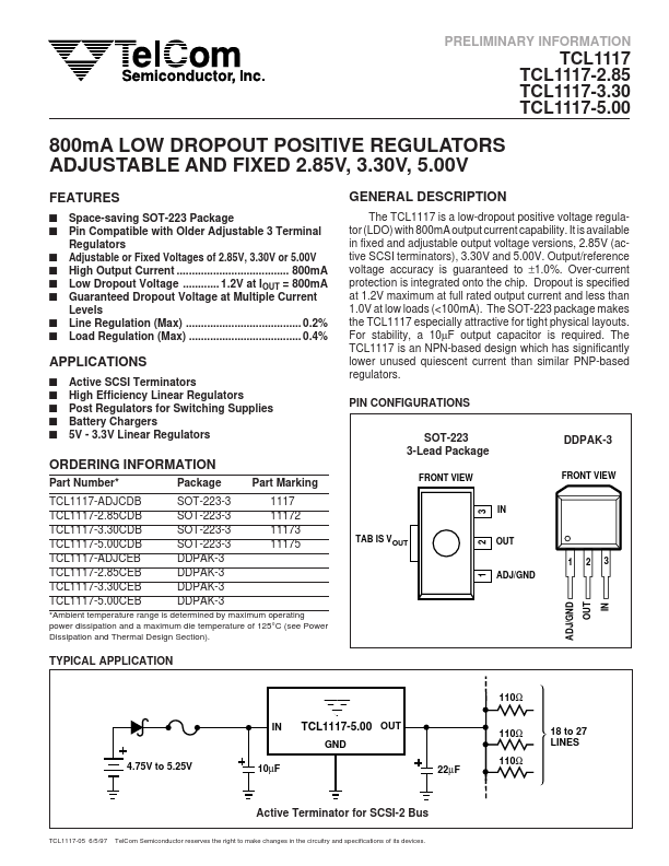 TCL1117-3.30CDB