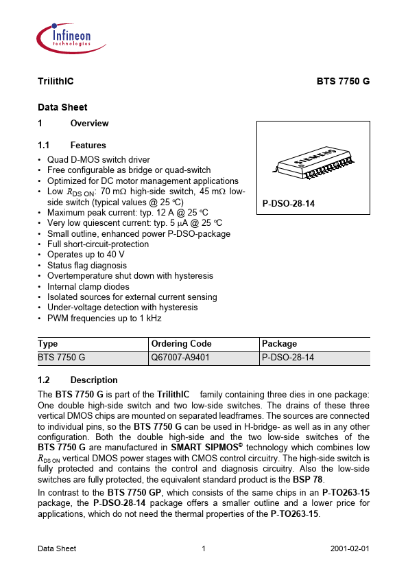 BTS7750G