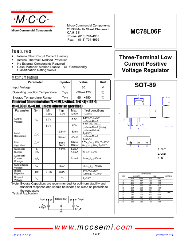 MC78L06F