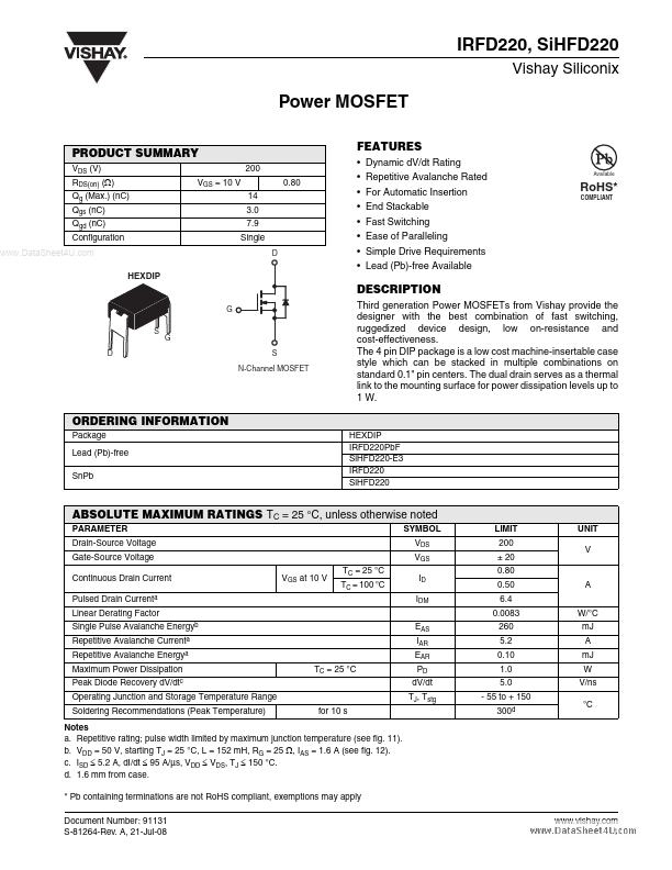 SiHFD220