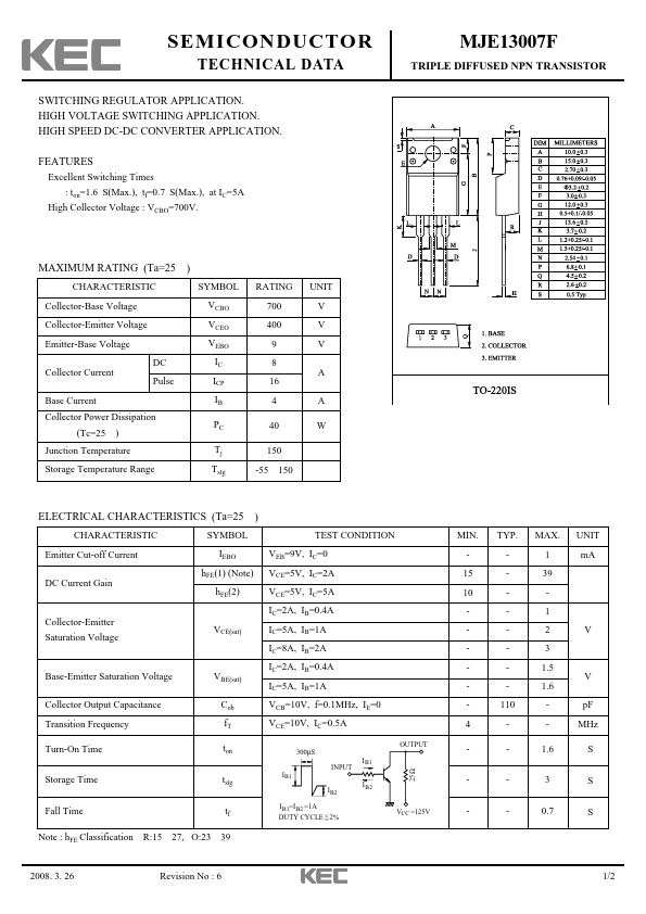 MJE13007F