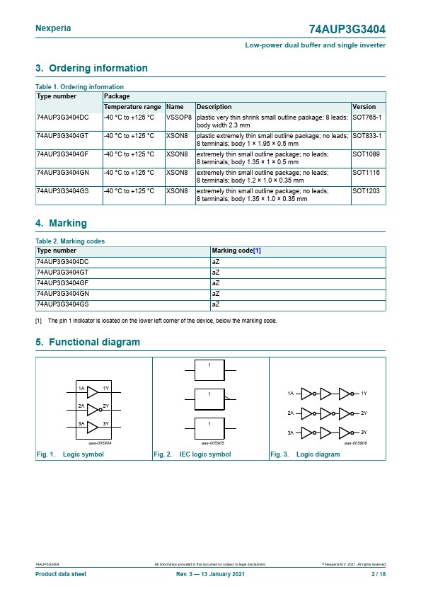 74AUP3G3404