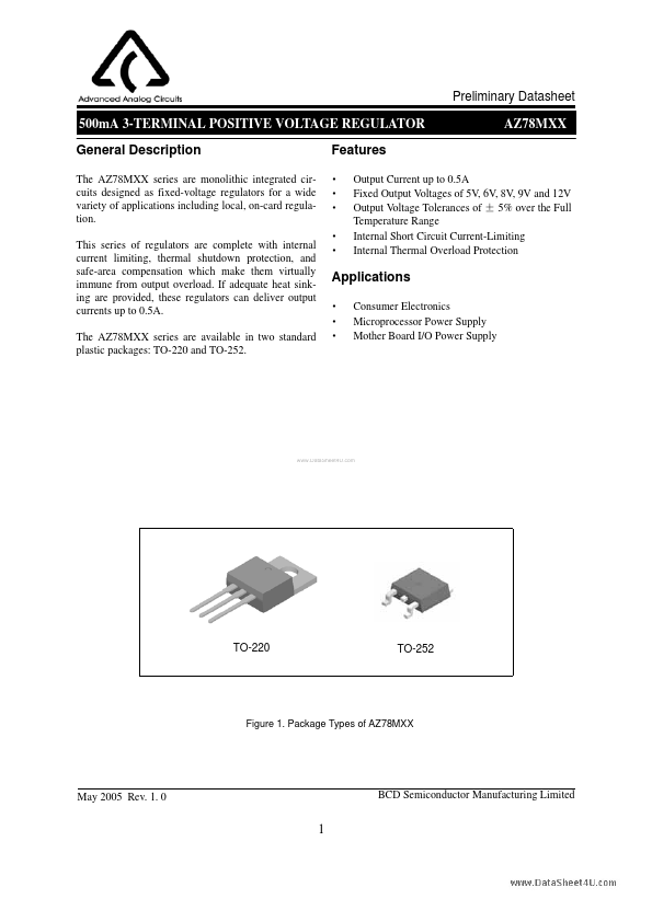 AZ78M05DTR-E1