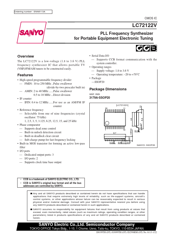 LC72122V