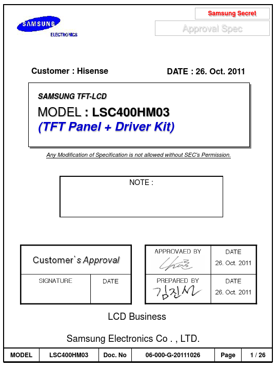 LSC400HM03