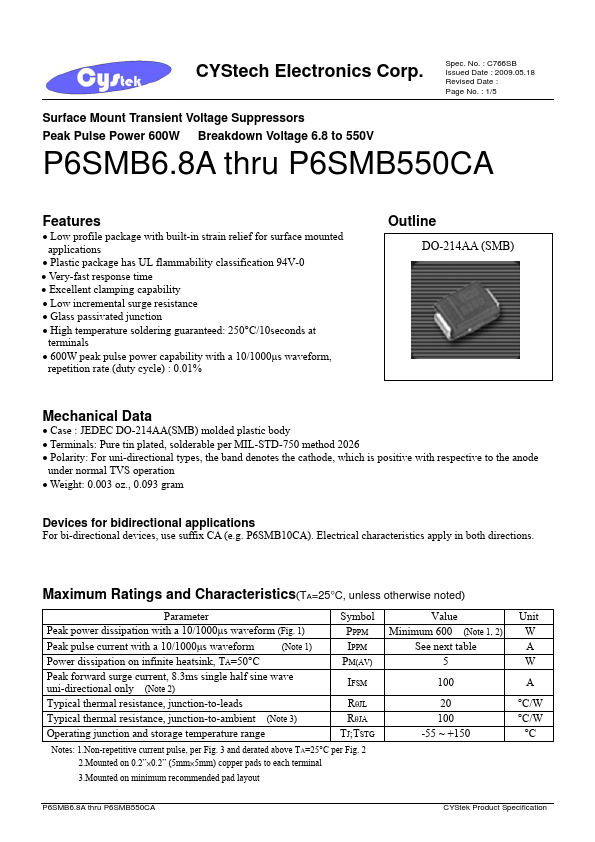 P6SMB110A