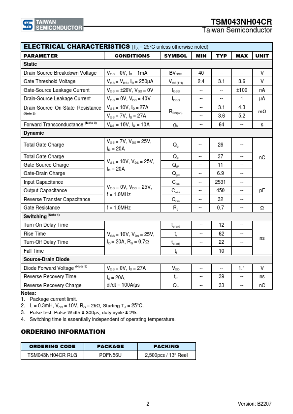 TSM043NH04CR