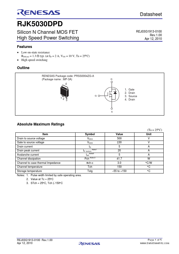 RJK5030DPD