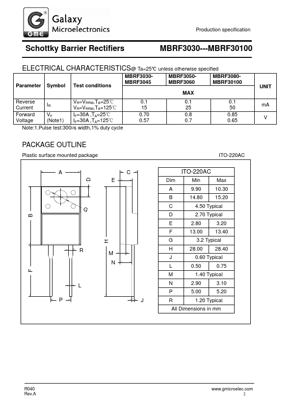 MBRF30100