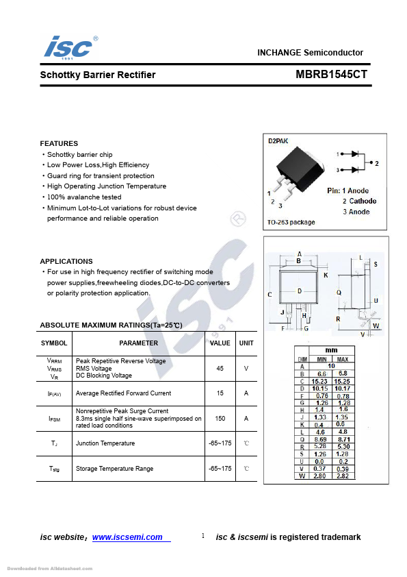 MBRB1545CT