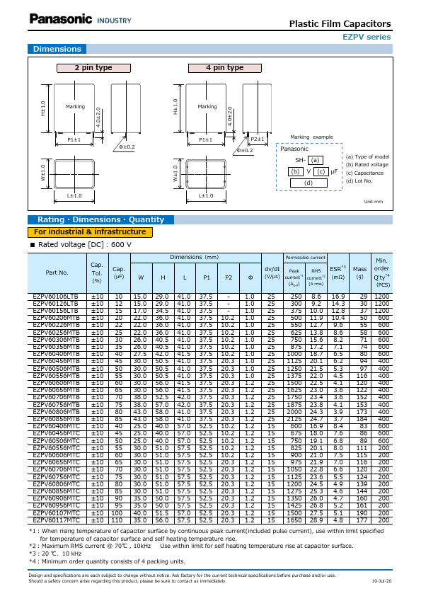 EZPV60706MTT