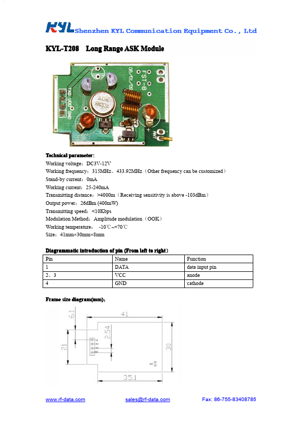 KYL-T208