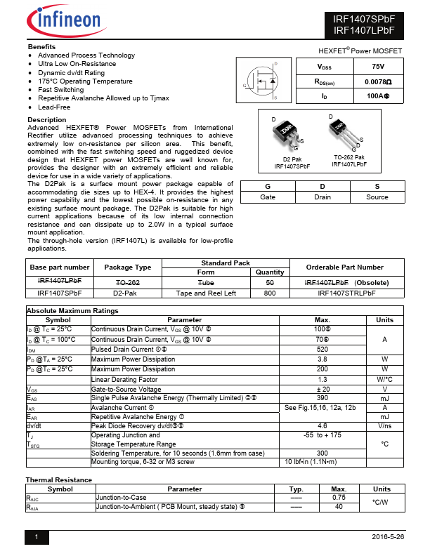 IRF1407S