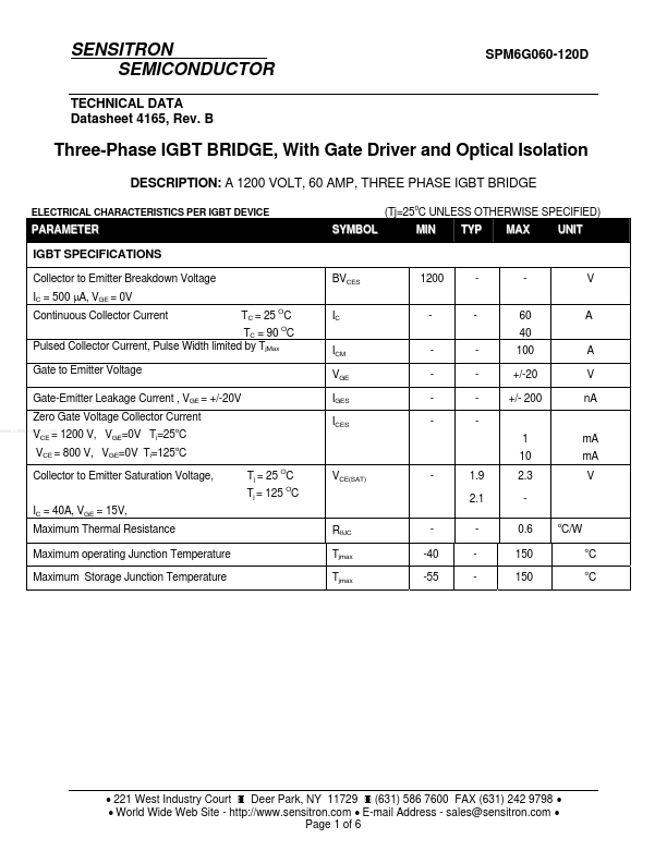 SPM6G060-120D