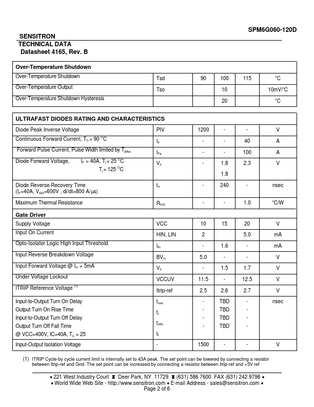 SPM6G060-120D