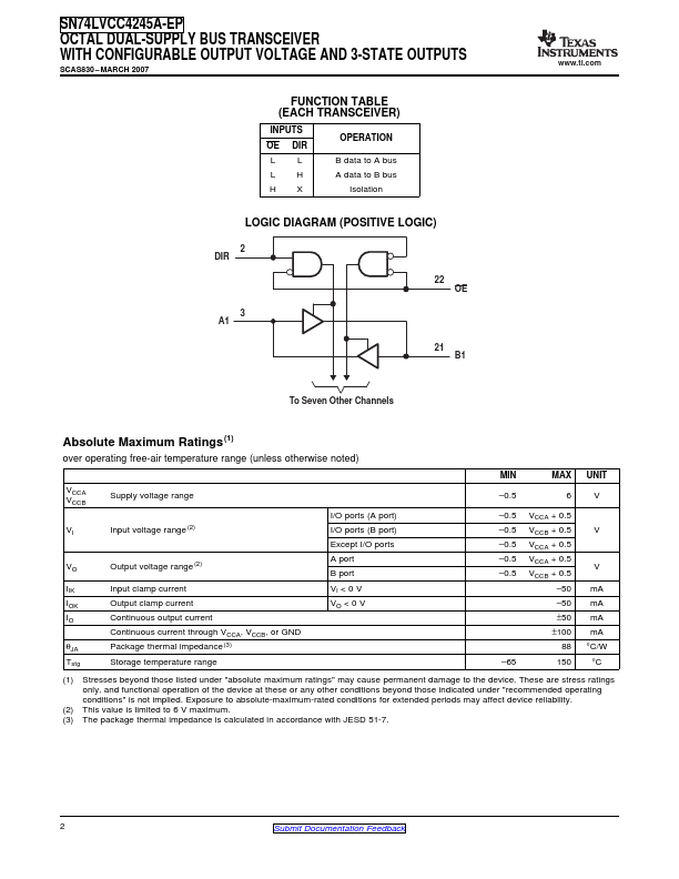 SN74LVCC4245A-EP