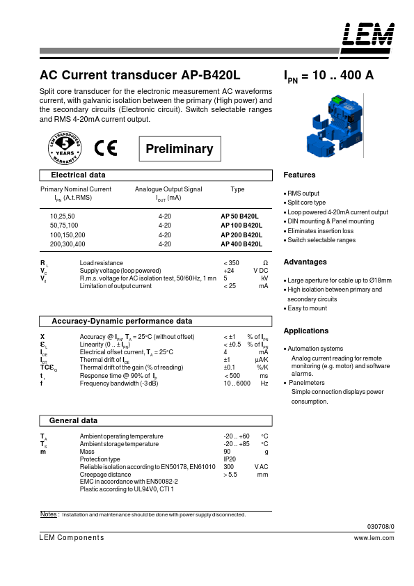 AP200-B420L