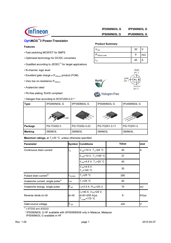 IPF090N03LG