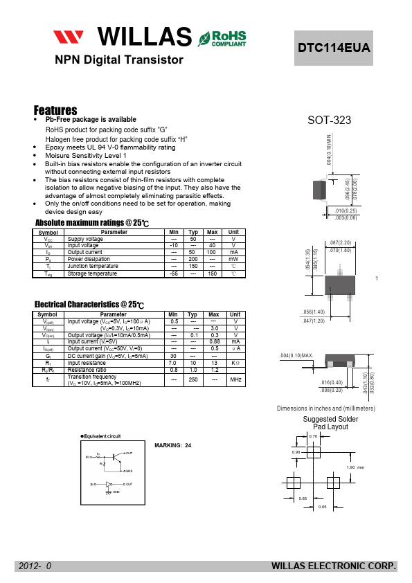 DTC114EUA