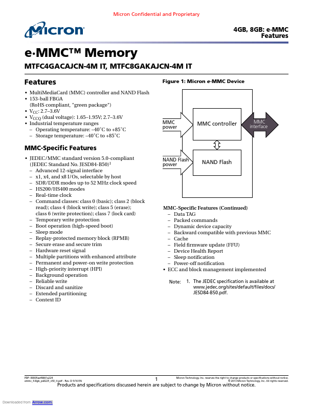 MTFC8GAKAJCN-4MIT