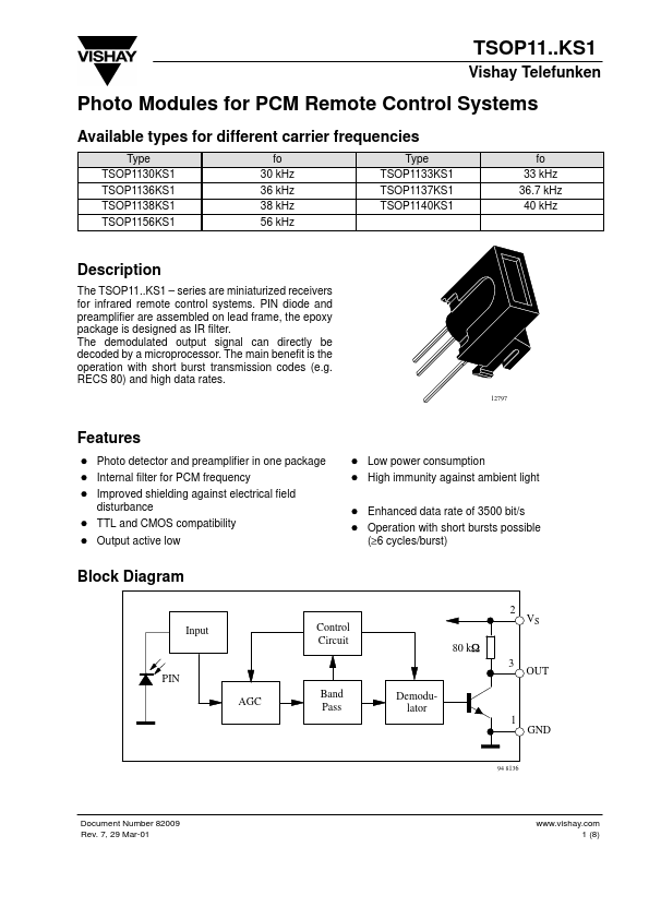 TSOP1138KS1