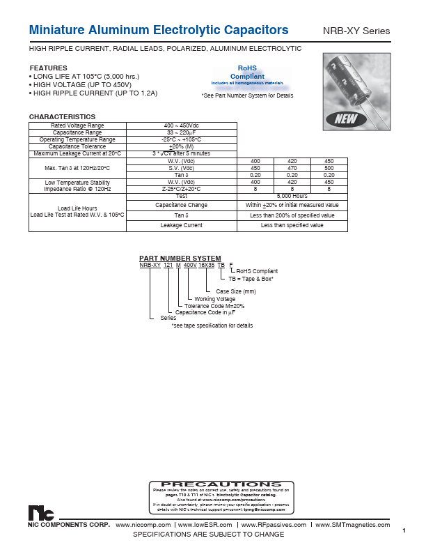 NRB-XY151M450V18X40F