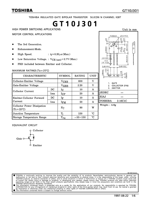 GT10J301