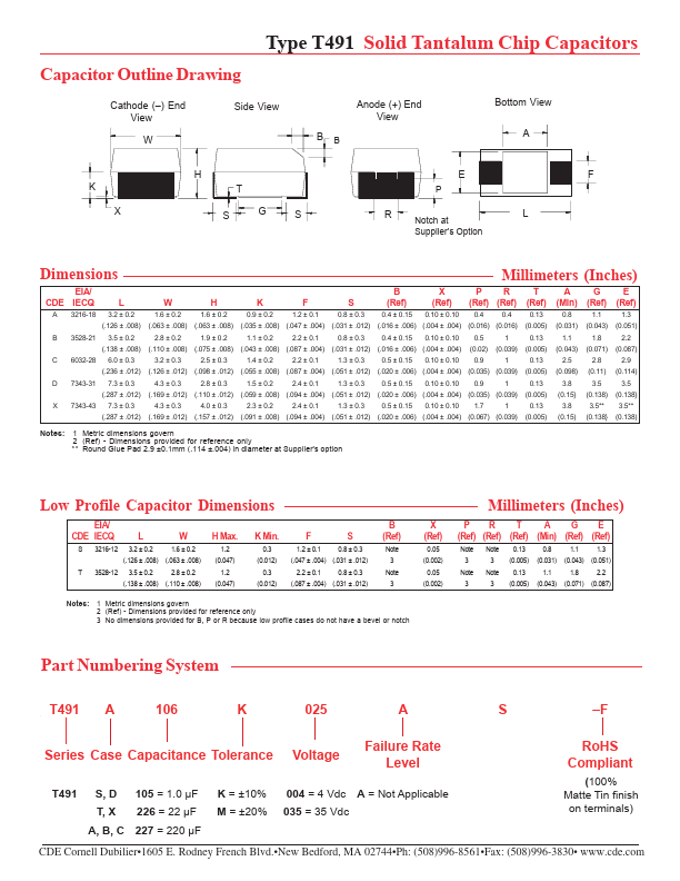 T491C474K050AS